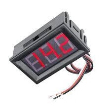 Вольтметр цифровий DC 2,7-32V( цифровий дисплей 0,36", що може бути вбудованим) червоного кольору