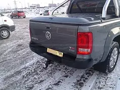 Фаркоп Volkswagen Amarok 2010-2022 (Фольксваген Амарок) польський на болтах Американська вставка під квадрат