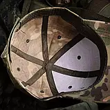 Кепка тактична ЗСУ камуфляж з липучкою під шеврон, фото 4