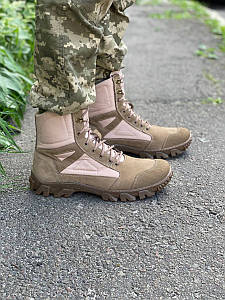Берци чоловічі тактичні ShoesBand Пісочні Натуральний надміцний нубук 44 (29 см) (S84151)