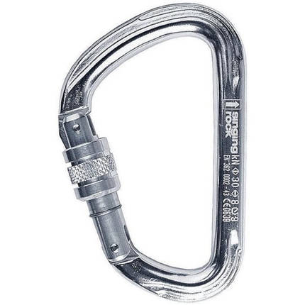 Карабін з муфтою Singing Rock Keylock D Big Connector Screw (Silver), фото 1