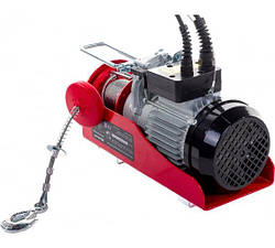 Тельфер Einhell TC-EH 500 (2255140): 1000 Вт, 250/500 кг, без шківа/зі шківом 11,5 м/5,7 м