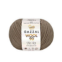 Пряжа Gazzal Wool 90(Вул 90) - 3660 норка