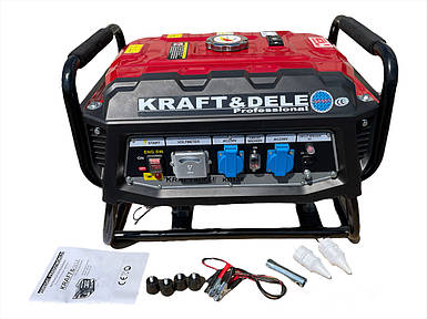 Генератор бензиновий Kraft & Dele KD136 (3,0 kBт AVR)