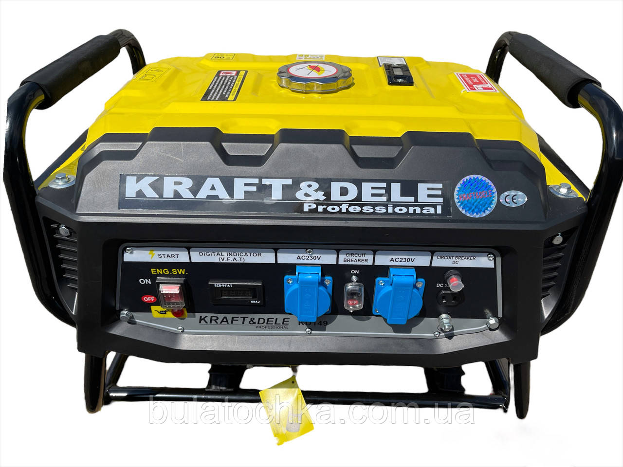 Генератор бензинового Kraft & Dele KD149 3,5 - 3,8 кBt AVR