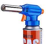 Пляшка газова портативна B205 на балончик, з п'єзоподільом 0594, фото 2