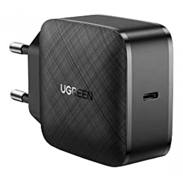 Зарядний пристрій Ugreen USB-C Wall Charger GaN 65 W Black (CD217), фото 1