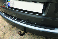 Накладка на задній бампер VW Touran 2003-2009 р.в. нержавійка в карбоні