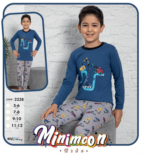 Дитячий трикотажний комплект, піжама для хлопчика 5-6 років
