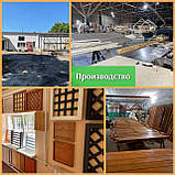 Дерев'яна альтанка 3×4 м з трьома входами, розбірна (на 14-16 осіб), фото 9