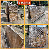 Дерев'яна альтанка 3×4 м з трьома входами, розбірна (на 14-16 осіб), фото 10