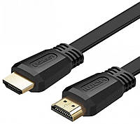 Кабель HDMI UGREEN HDMI to HDMI 2.0 Version Flat Cable 5 м Black (ED015)