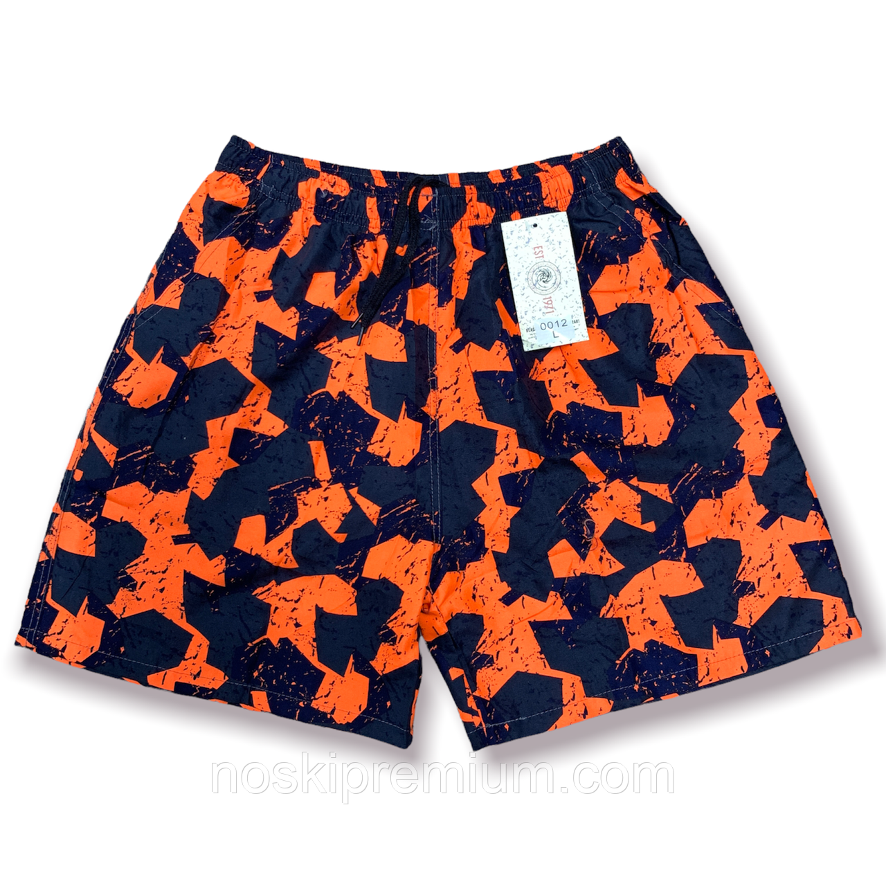 Шорти чоловічі Black Cyclone Est. 1971, розміри M-3XL, помаранчеві, 0012, фото 1