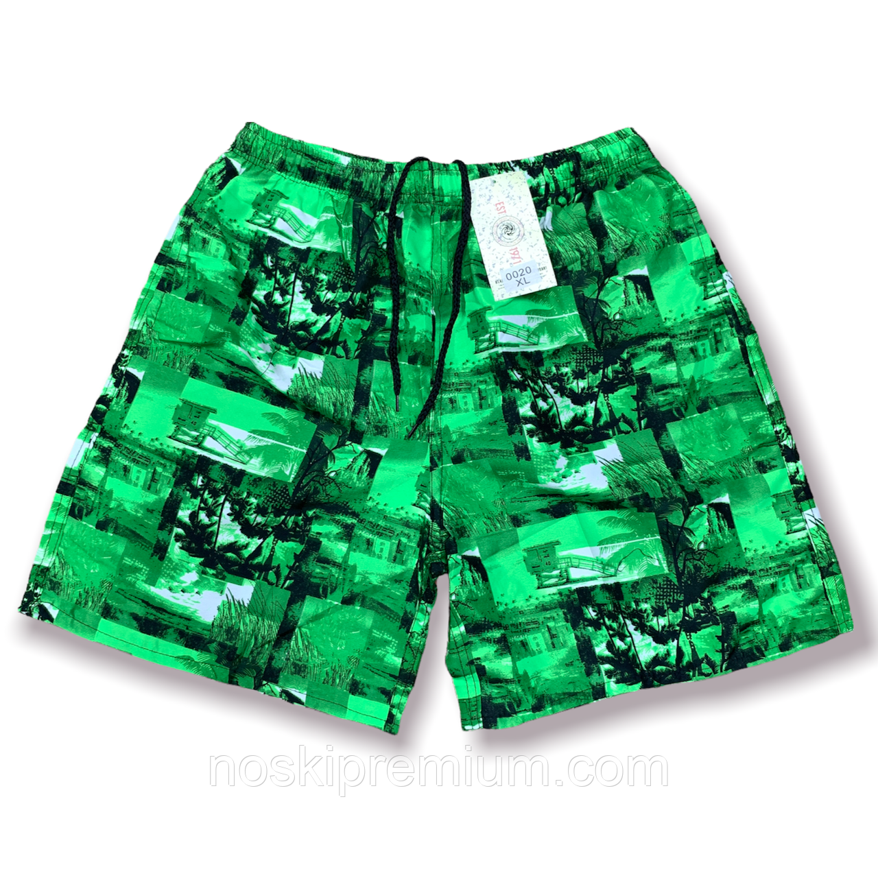 Шорти чоловічі Black Cyclone Est. 1971, розміри M-3XL, зелені, 0020, фото 1