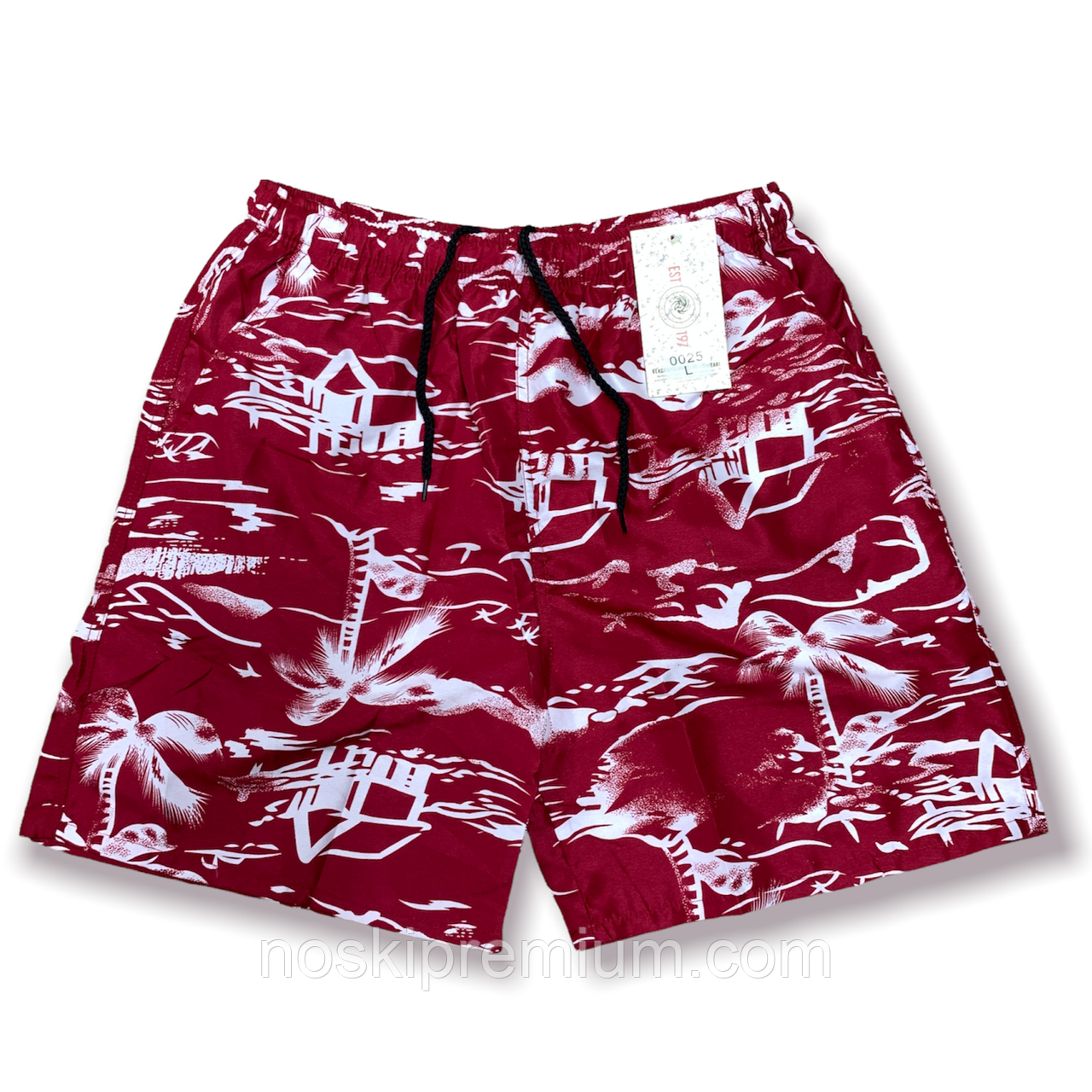 Шорти чоловічі Black Cyclone Est. 1971, розміри M-3XL, червоні, 0025, фото 1