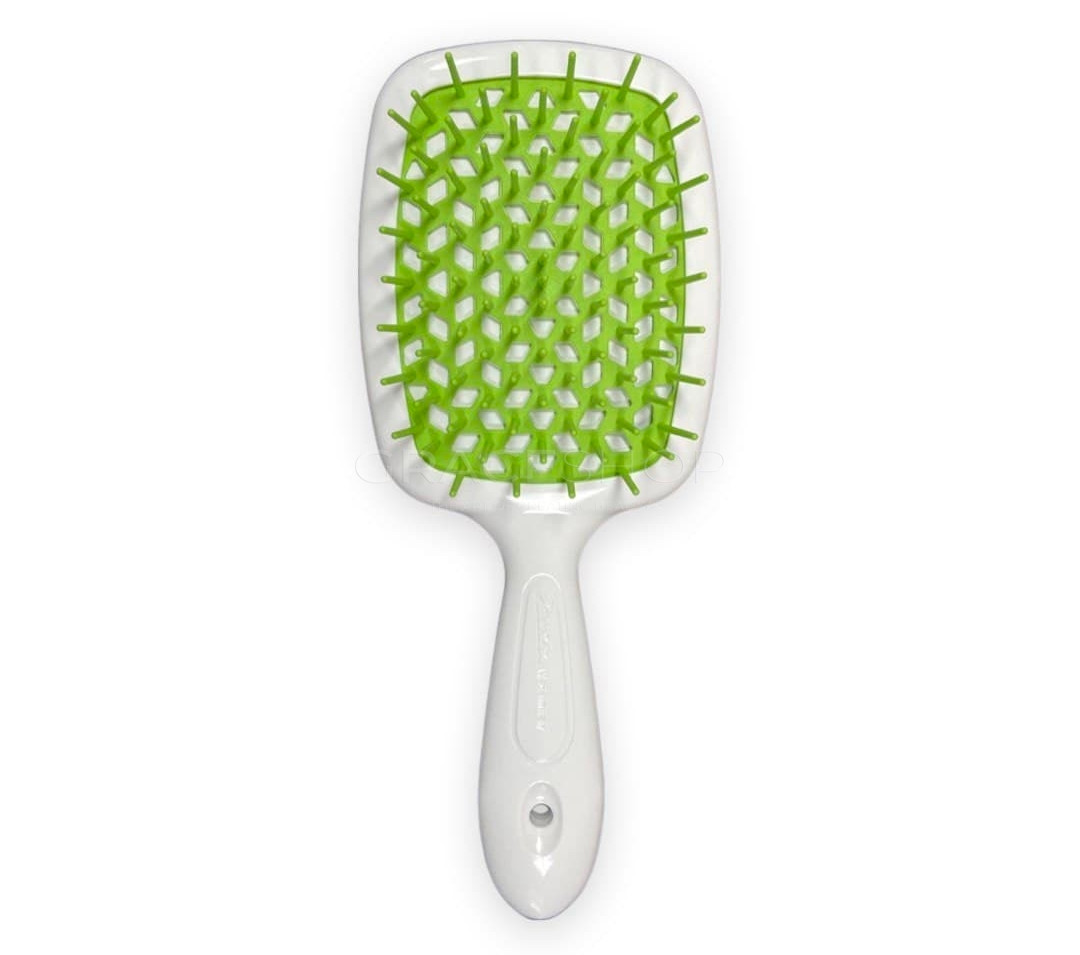 Щітка Janeke Superbrush SP226BIAVER біла (зелена серединка)