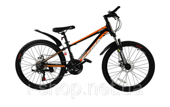 Велосипед RoyalBaby FEMA MTB 1.0 24", OFFICIAL UA, черный, фото 1