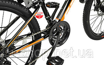 Велосипед RoyalBaby FEMA MTB 1.0 24", OFFICIAL UA, черный, фото 5