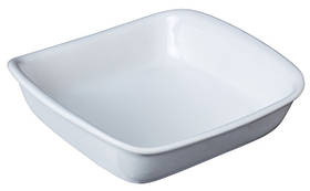 Керамічна форма для запікання 24*24 см Pyrex Supreme white