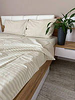 Постільна білизна бязь Шампань у смужку