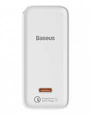Зарядний пристрій (швидка зарядка) для телефону Baseus GaN2 Type-C 100 Вт Білий (TZCCGAN-L02), фото 4