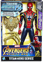 Іграшка Hasbro Залізний Паук Mстителі Фінал - Iron Spider, Infinity War Titan Hero Power FX, Avengers (E0608)