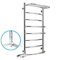 Електрична рушникосушарка Laris Єврофлеш П8 500 х 1000 з полицею Е (підкл. зліва)