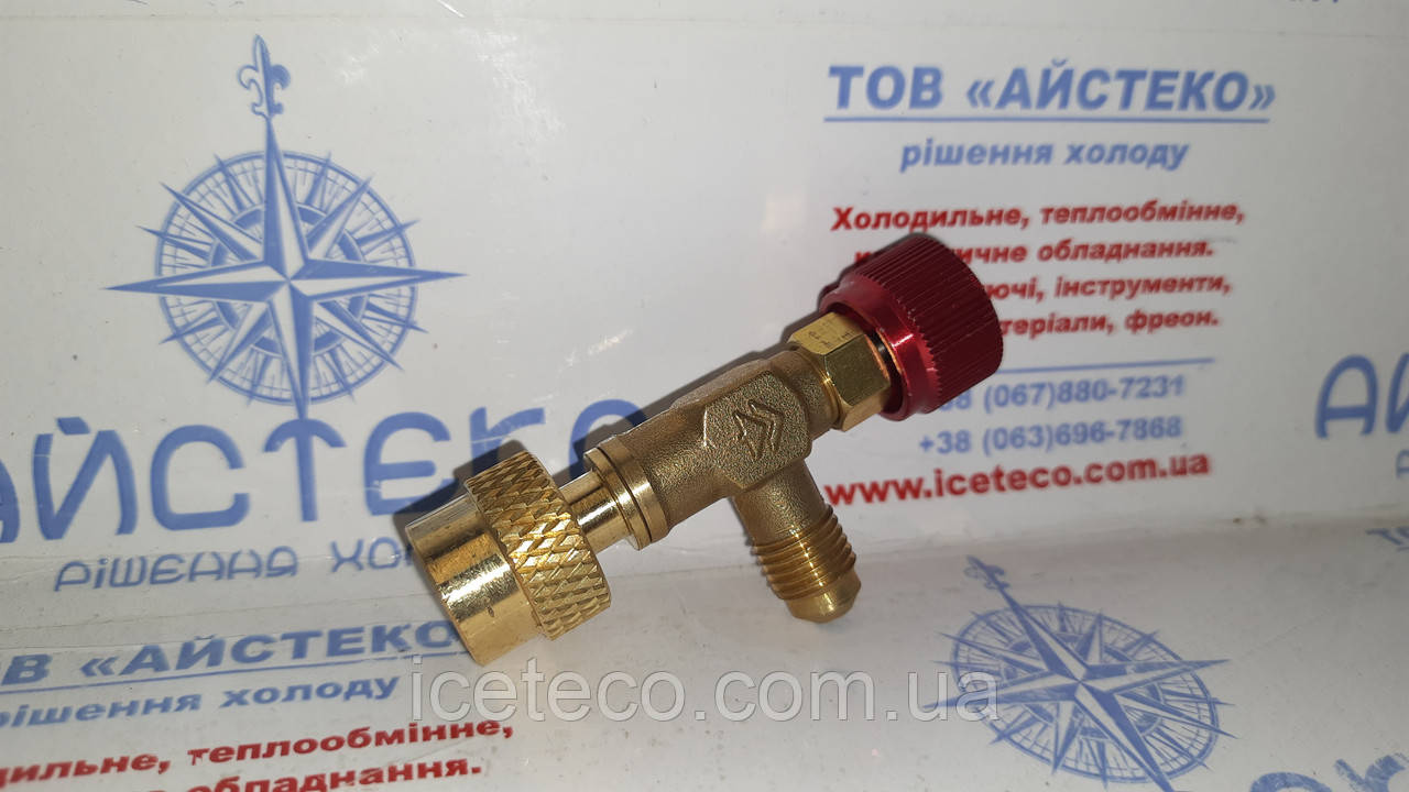 Вентиль кутовий  5/16SAE х 5/16SAE (латунь) M5/16F5/16, фото 1