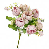Букет цветов "Роза пионовидная" розовая, в упаковке 6 шт. (8139-008)