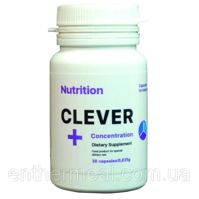 Амінокислотний комплекс CLEVER + Concentration EntherMeal 30 капсул, фото 1