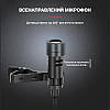 Безпровідний мікрофон для телефону, смартфона с 2-ма мікрофонами Savetek P8-UHF, до 50 метрів, фото 7