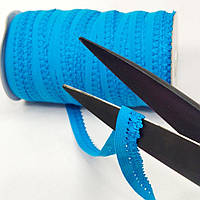 Резинка для пошива нижнего белья (отделочная) 13мм на метраж голубая
