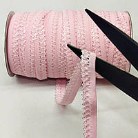 Резинка для пошива нижнего белья (отделочная) 13мм на метраж розовая