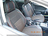 Чохли на сидіння Міцубісі Лансер 10 (чохли з екошкіри Mitsubishi Lancer 10 стиль Premium), фото 4