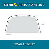 Намет туристичний Klymit Cross Canyon Tent (2-person) Multi 2-person, фото 8