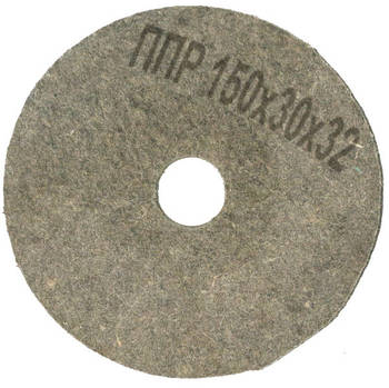 Круг полірувальний повстяний Polystar Abrasive ППР 150х30х32