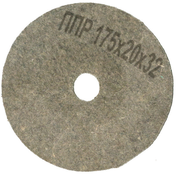Круг полірувальний повстяний Polystar Abrasive ППР 175х20х32