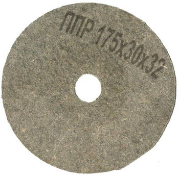 Круг полірувальний повстяний Polystar Abrasive ППР 175х30х32