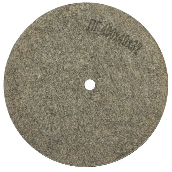 Круг полірувальний повстяний Polystar Abrasive ПГ 400х40х32