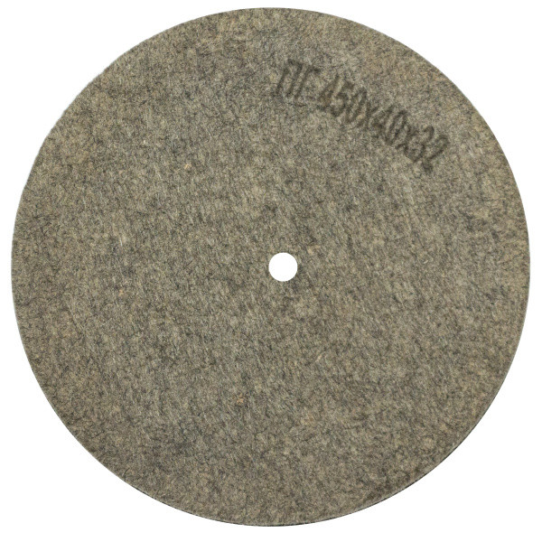 Круг полірувальний повстяний Polystar Abrasive ПГ 450х40х32