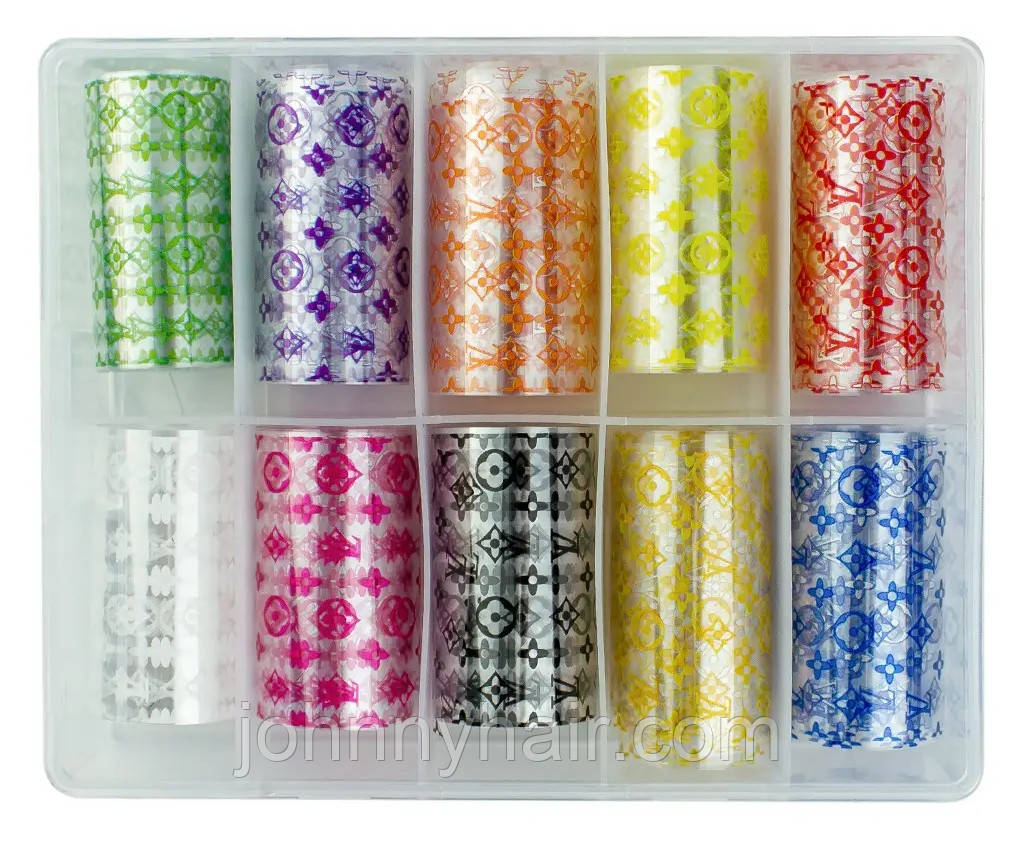 Фольга для нігтів B08 (набір 10 шт), фото 1