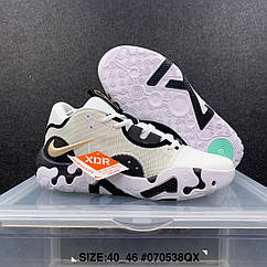 Eur36-46 Nike PG 6 Пол Джордж Black White чоловічі баскетбольні кросівки