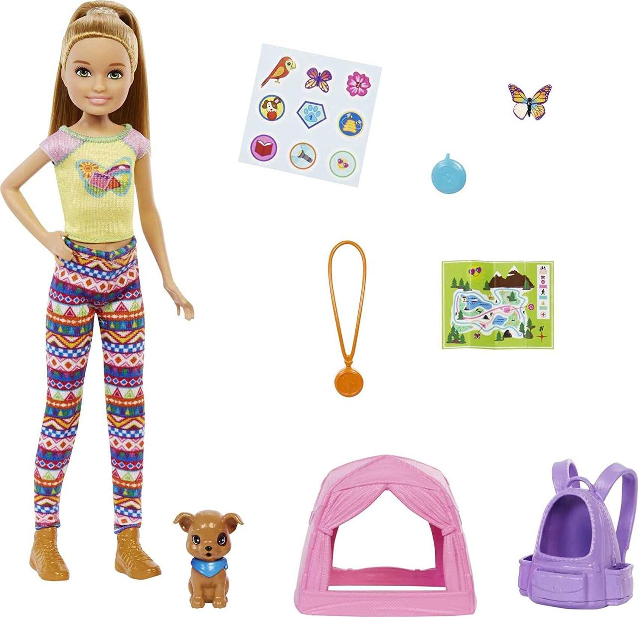 Ігровий набір лялька Барбі Кемпінг Стейсі Barbie Camping HDF70, фото 1