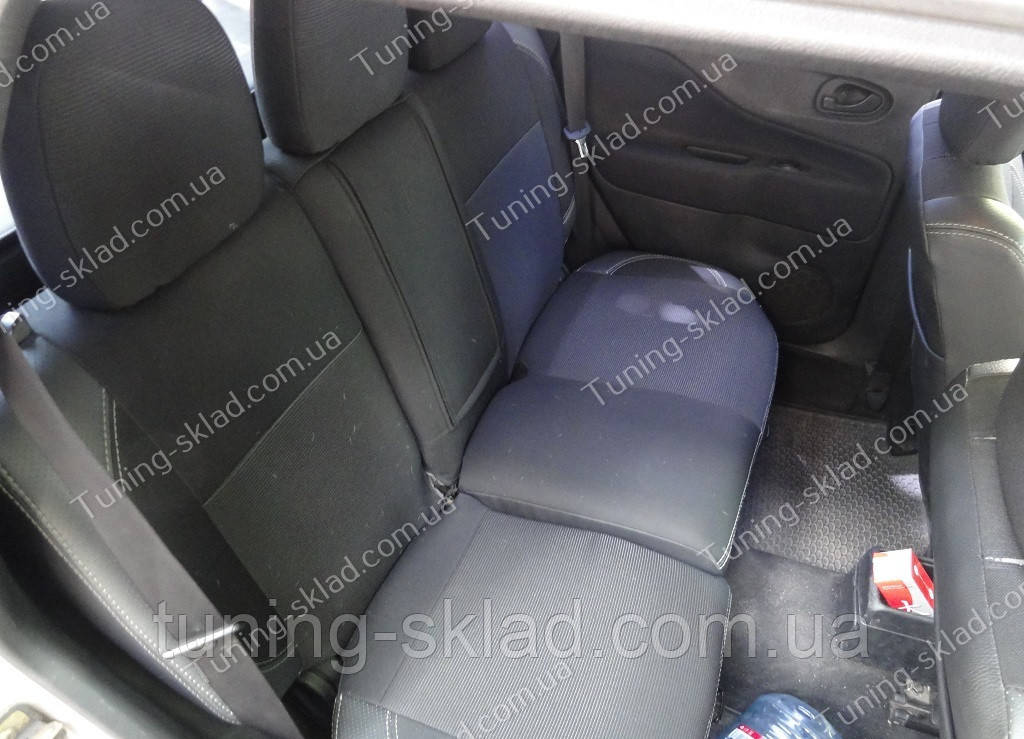 Чохли на сидіння Міцубісі Спейс Стар (чохли з екошкіри Mitsubishi Space Star стиль Premium), фото 1