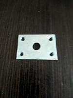 Пластина крепежная плоская соеденительная стальная перфорированная 50х35х1.5