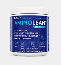 Амінокислоти EAA та BCAA RSP Nutrition AminoLean Recovery 30 порц. (blood orange), фото 3