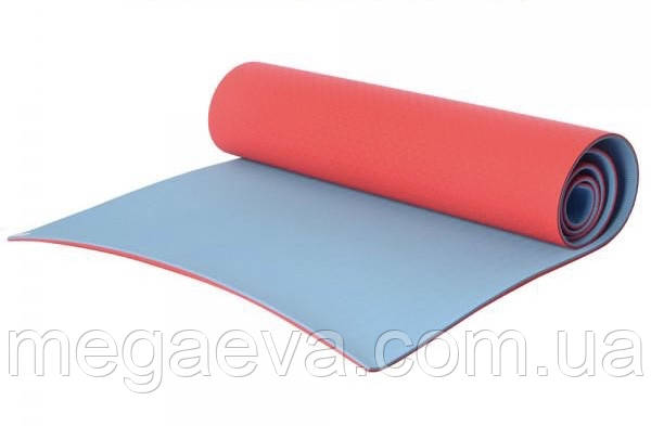 Килимок для фітнесу та йоги TPE+TC 6 мм