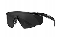 Сонцезахисні тактичні чоловічі окуляри Wiley X Saber Advanced чорні