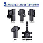 🛡️Кобура пластикова під ліву руку Amomax для Glock 19, фото 6