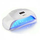 Професійна UV/LED лампа SUN plus X для сушіння гелю і гель-лаку на дві руки, 72 Вт., фото 2